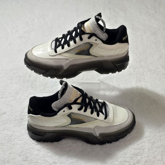 Reebok Cardi B Club C Sneakers Women's Size 9.5 Chalk/Magold/CBlack With Box - Picture 3 of 14